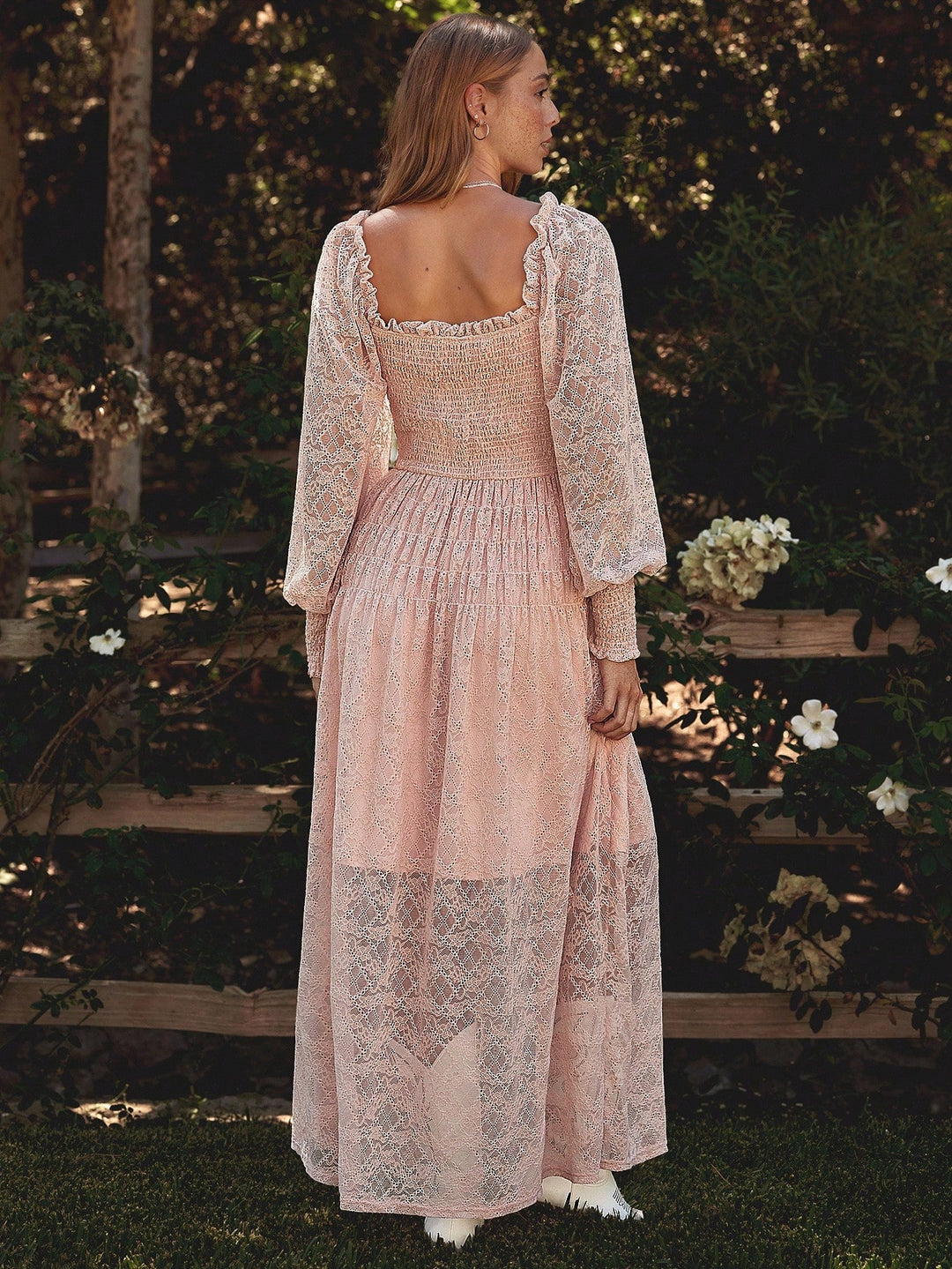 Rochie maxi Shein, roz