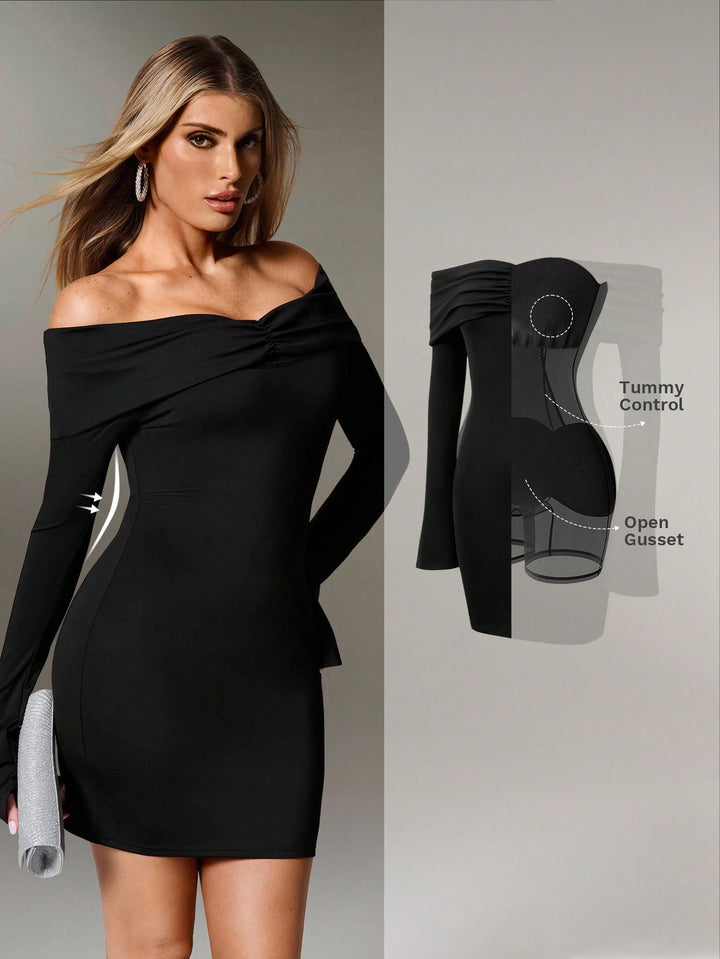 Rochie scurtă SHEIN, negru