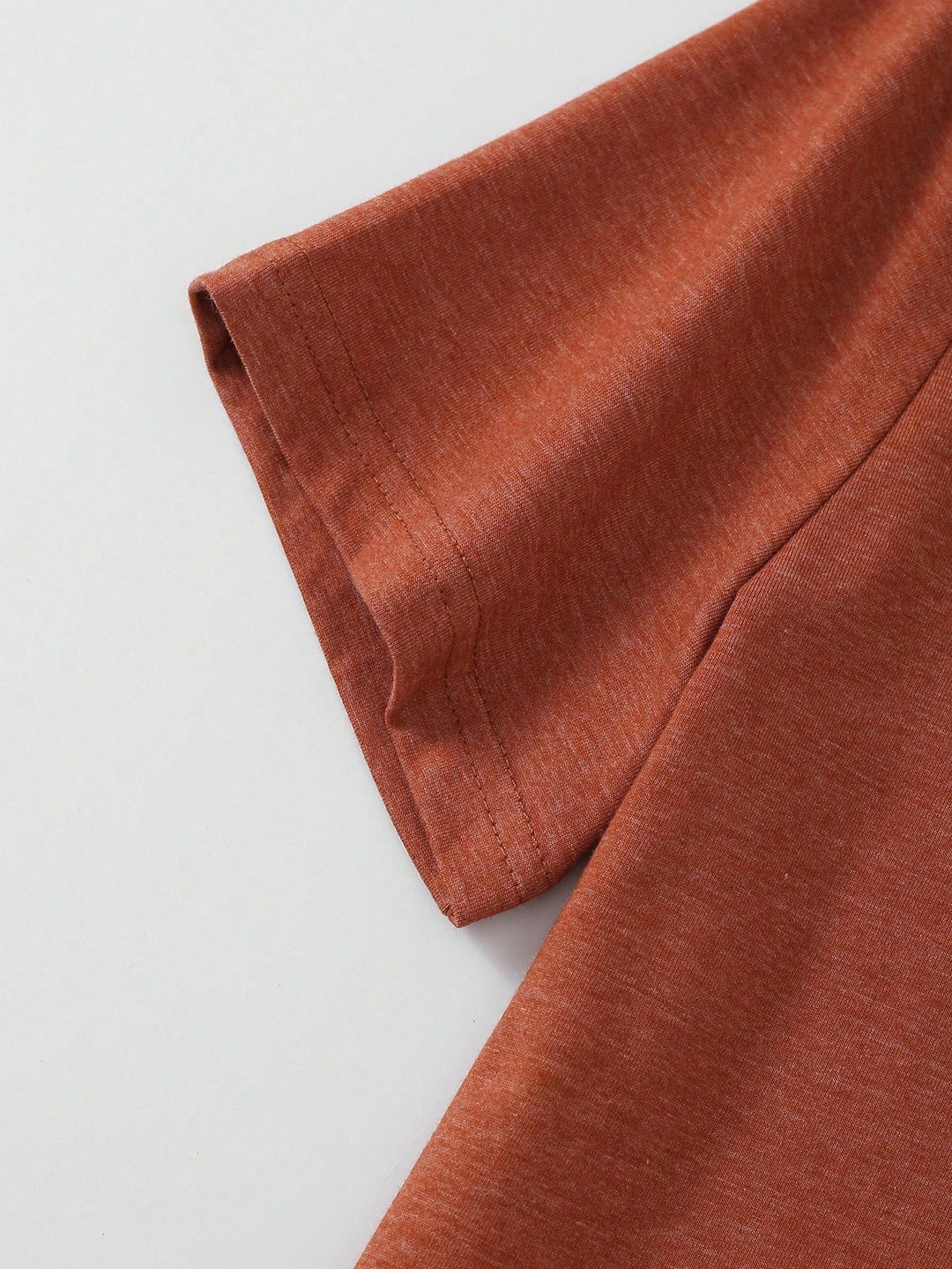 Tricou Shein, cărămiziu