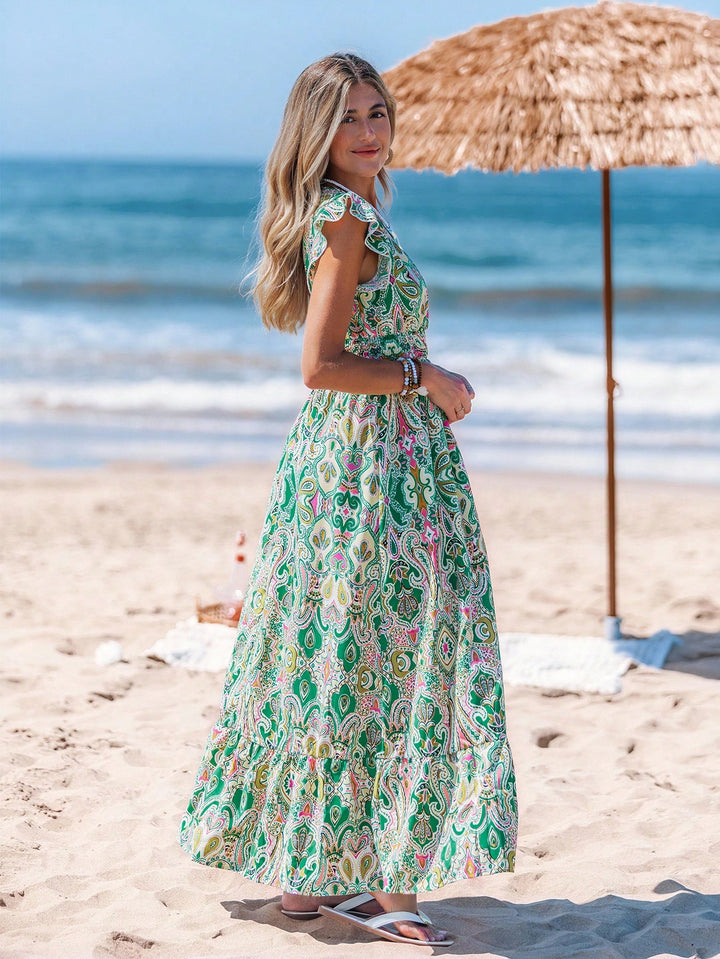 Rochie maxi SHEIN, mix culori