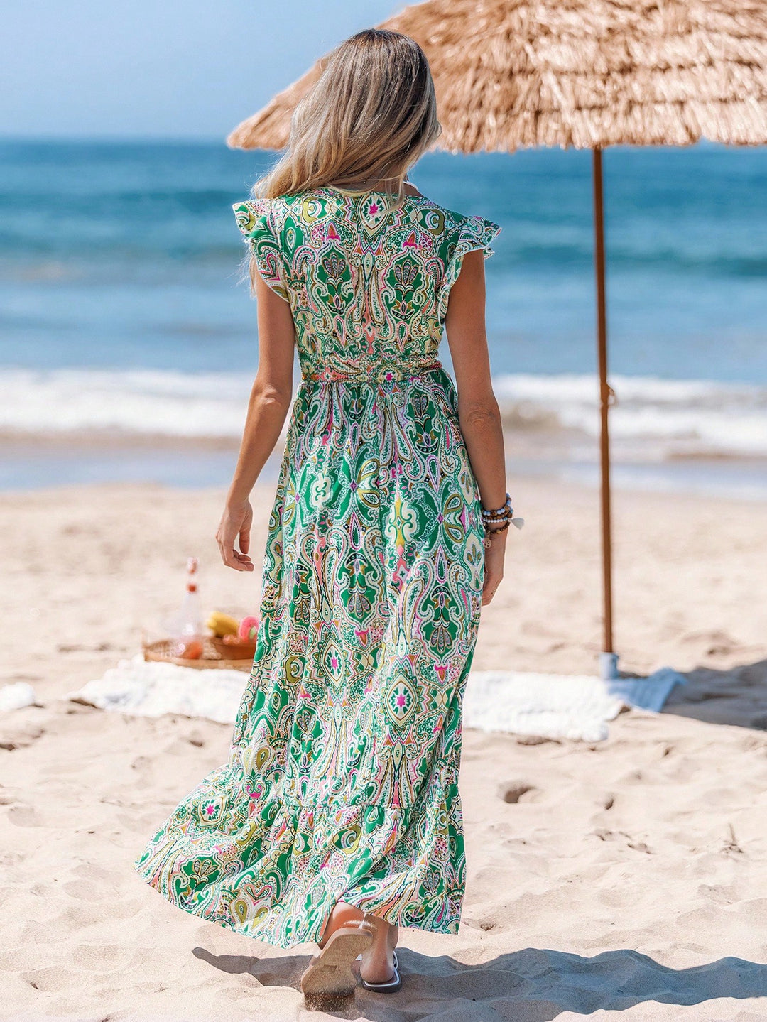 Rochie maxi SHEIN, mix culori