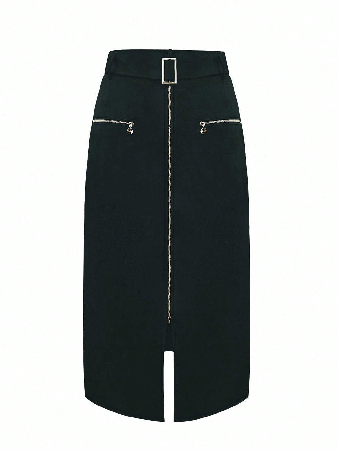 Shein Curve+ midi szoknya, szürke