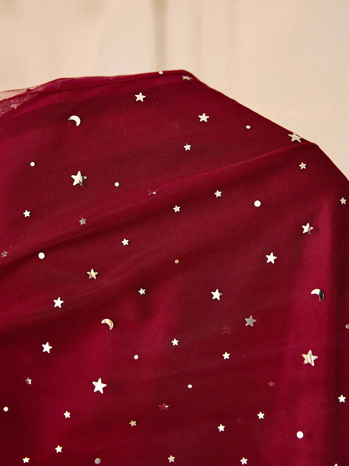 Set rochie și cardigan, vișiniu