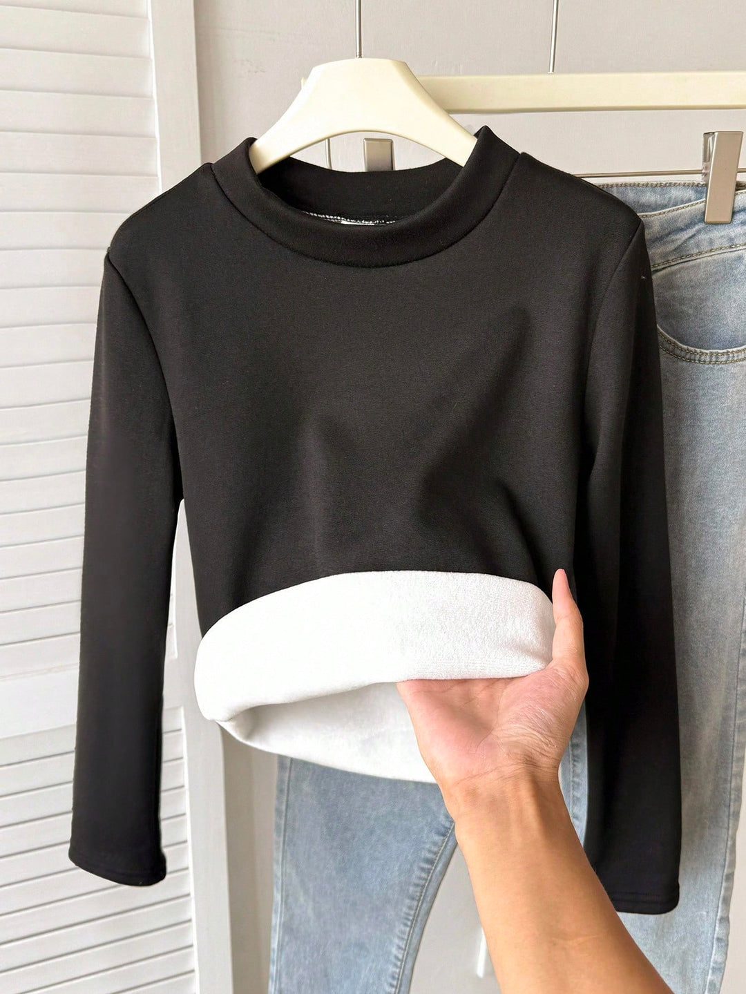 Bluză SHEIN, negru