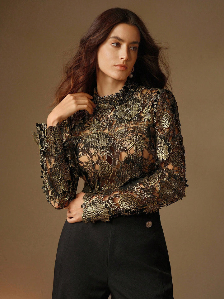 Top SHEIN, negru