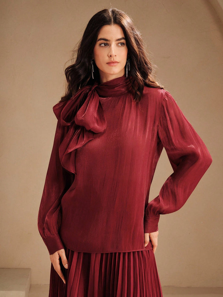 Bluza SHEIN, vișiniu