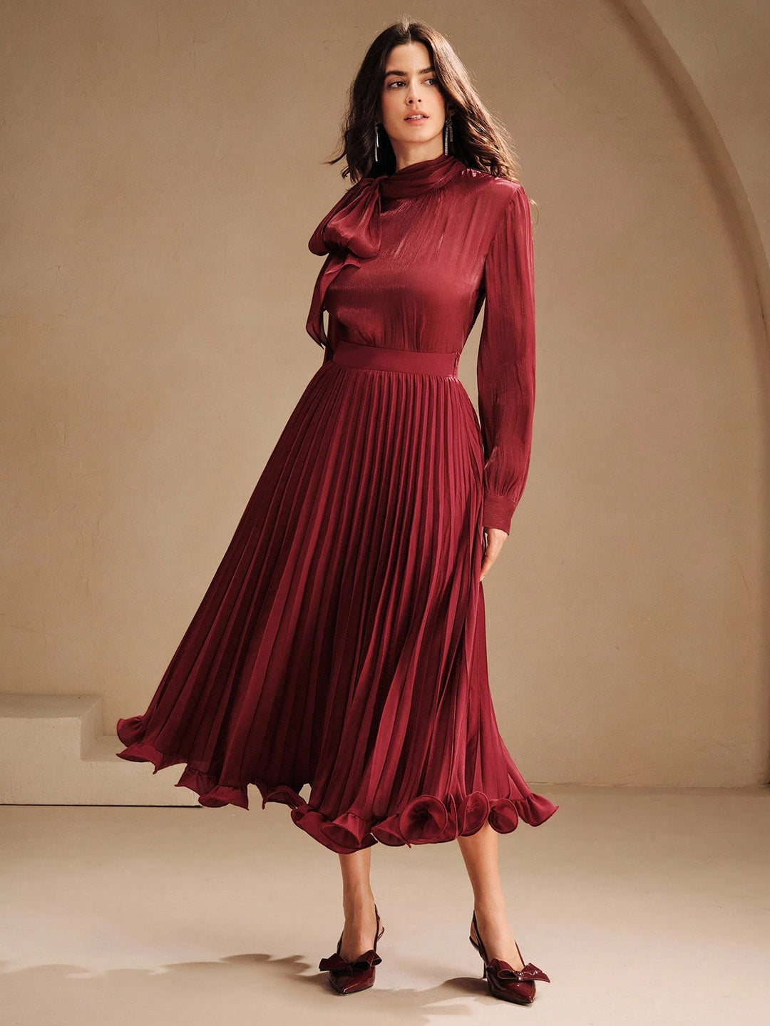 Bluza SHEIN, vișiniu