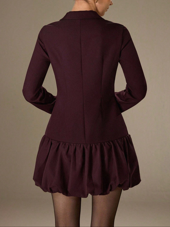 Shein lila blézerruha