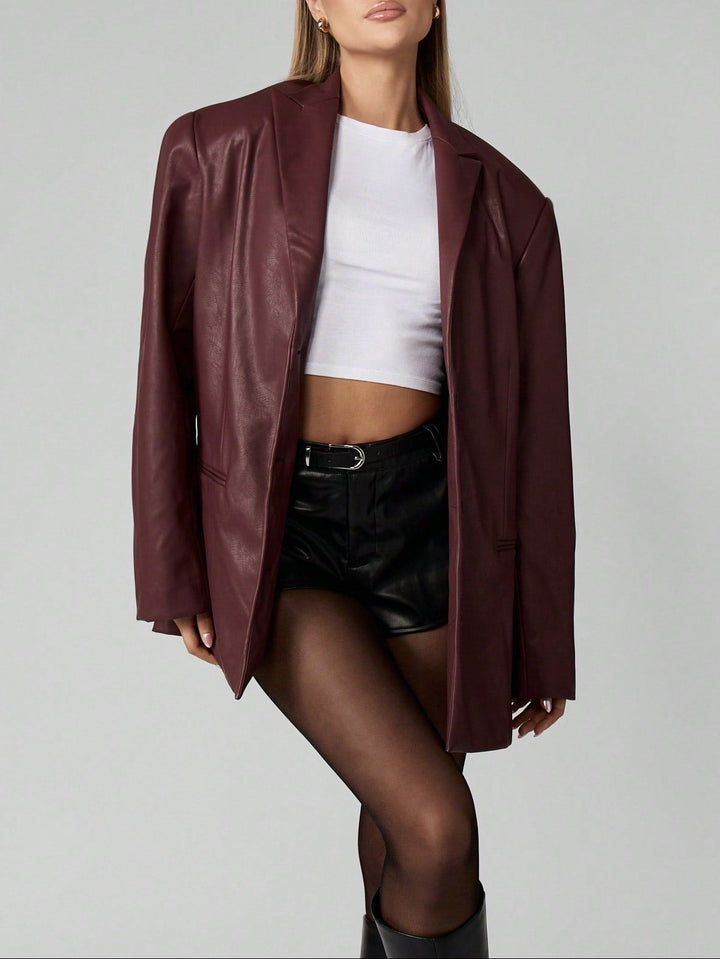 Sacou Missguided by Shein, vișiniu