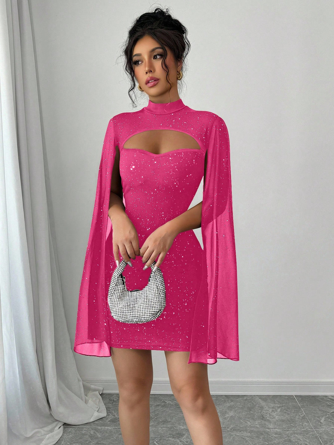 Rochie mini SHEIN, roz