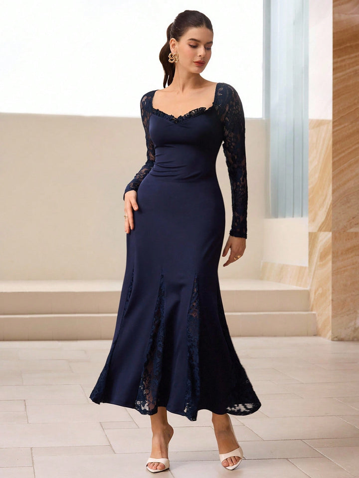 Rochie maxi SHEIN, albastru