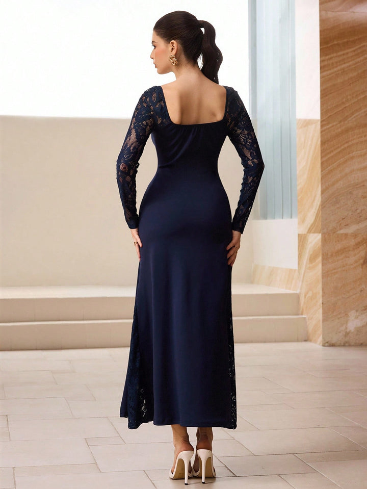 Rochie maxi SHEIN, albastru