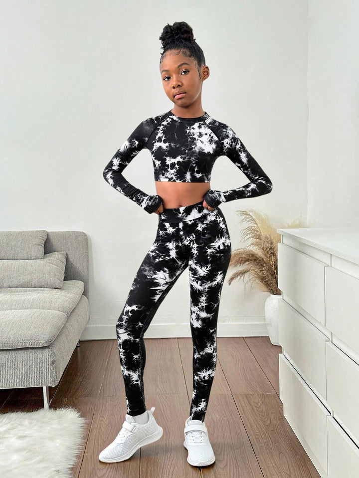 Set de îmbrăcăminte sport SHEIN, negru