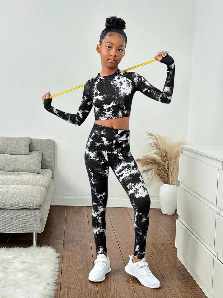 Set de îmbrăcăminte sport SHEIN, negru