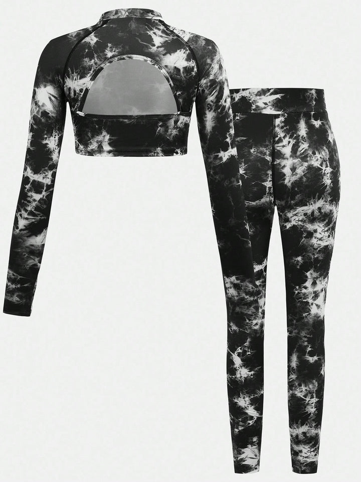 Set de îmbrăcăminte sport SHEIN, negru