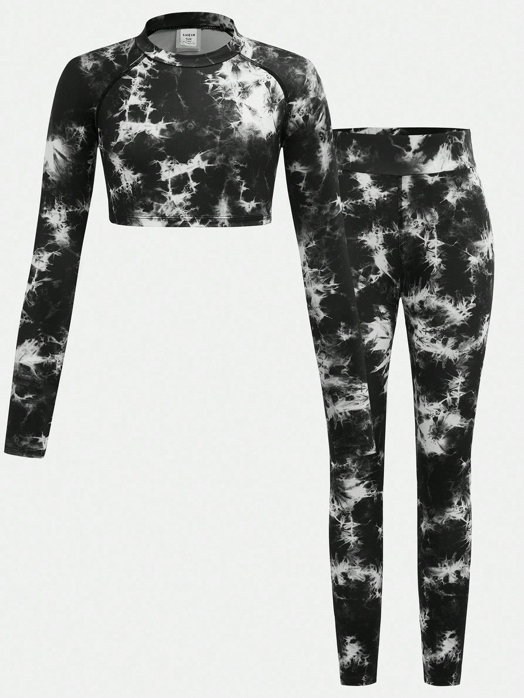 Set de îmbrăcăminte sport SHEIN, negru