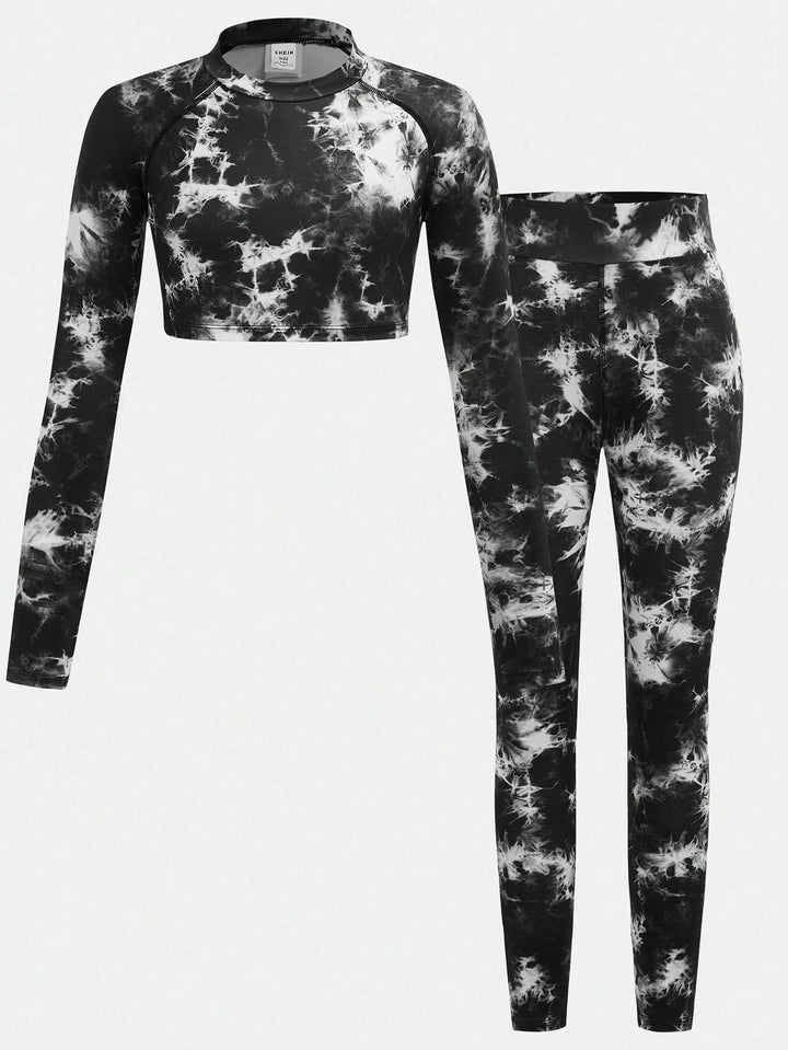 Set de îmbrăcăminte sport SHEIN, negru
