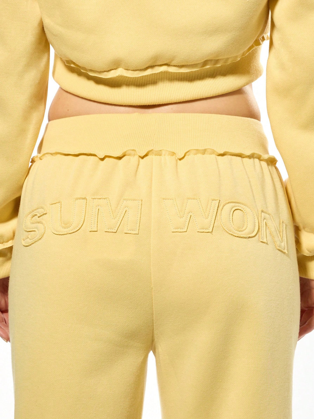 Pantaloni SHEIN, galben