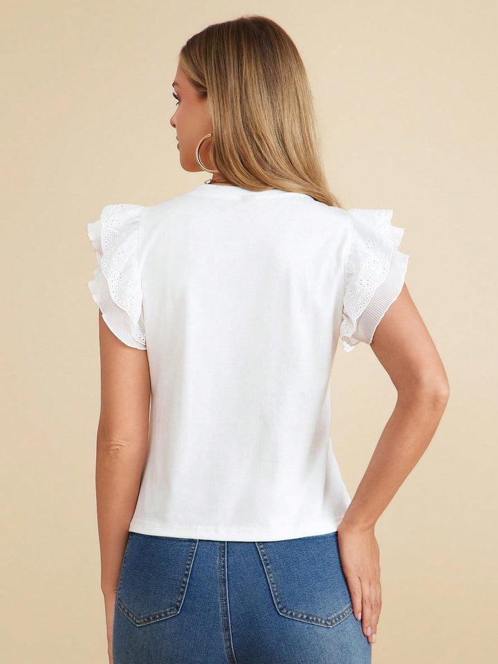 Top SHEIN, alb