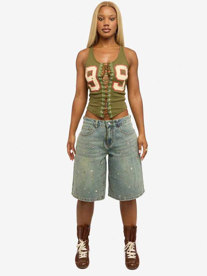 Top SHEIN, verde