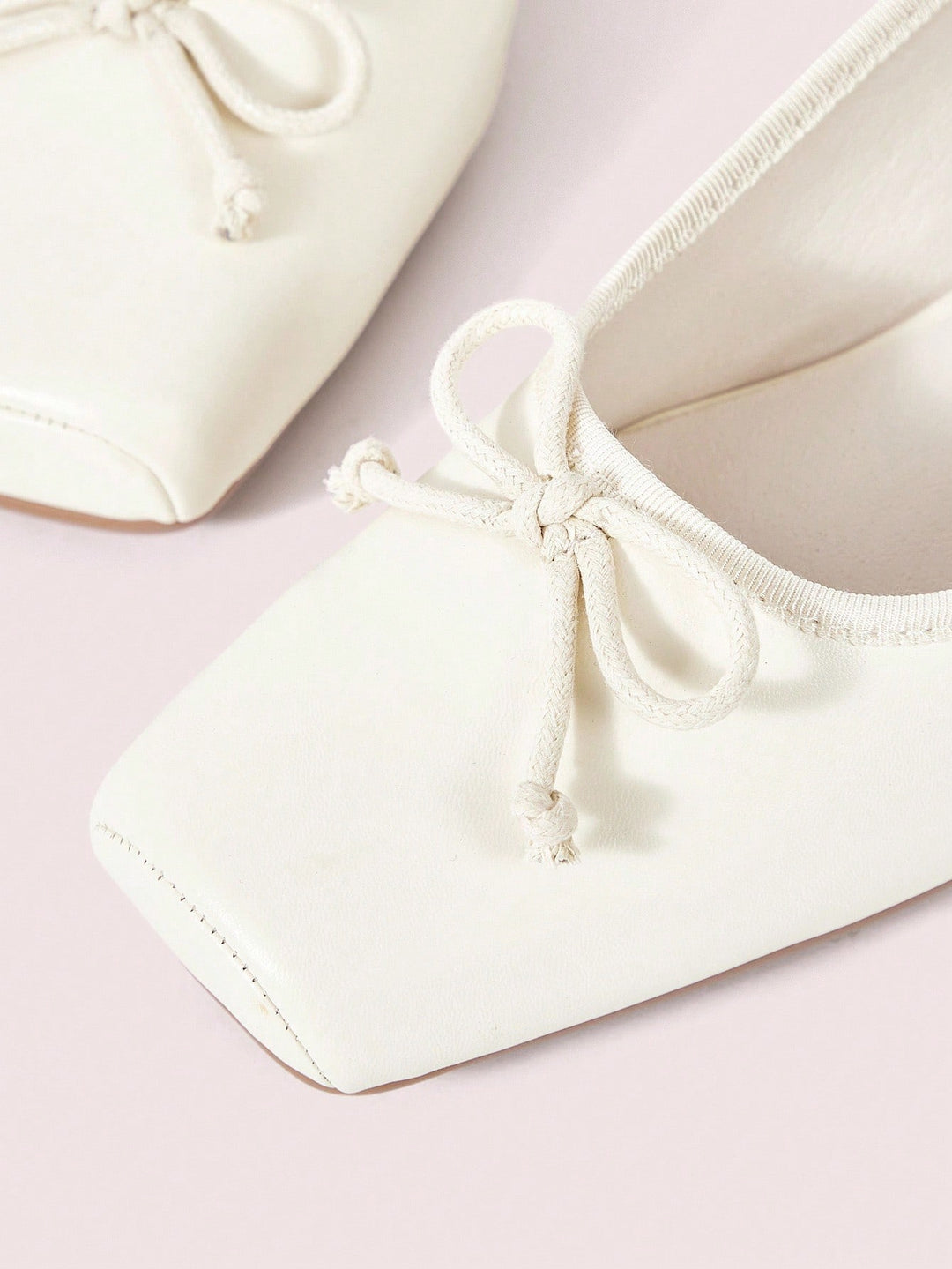 Pantofi cu toc SHEIN, crem