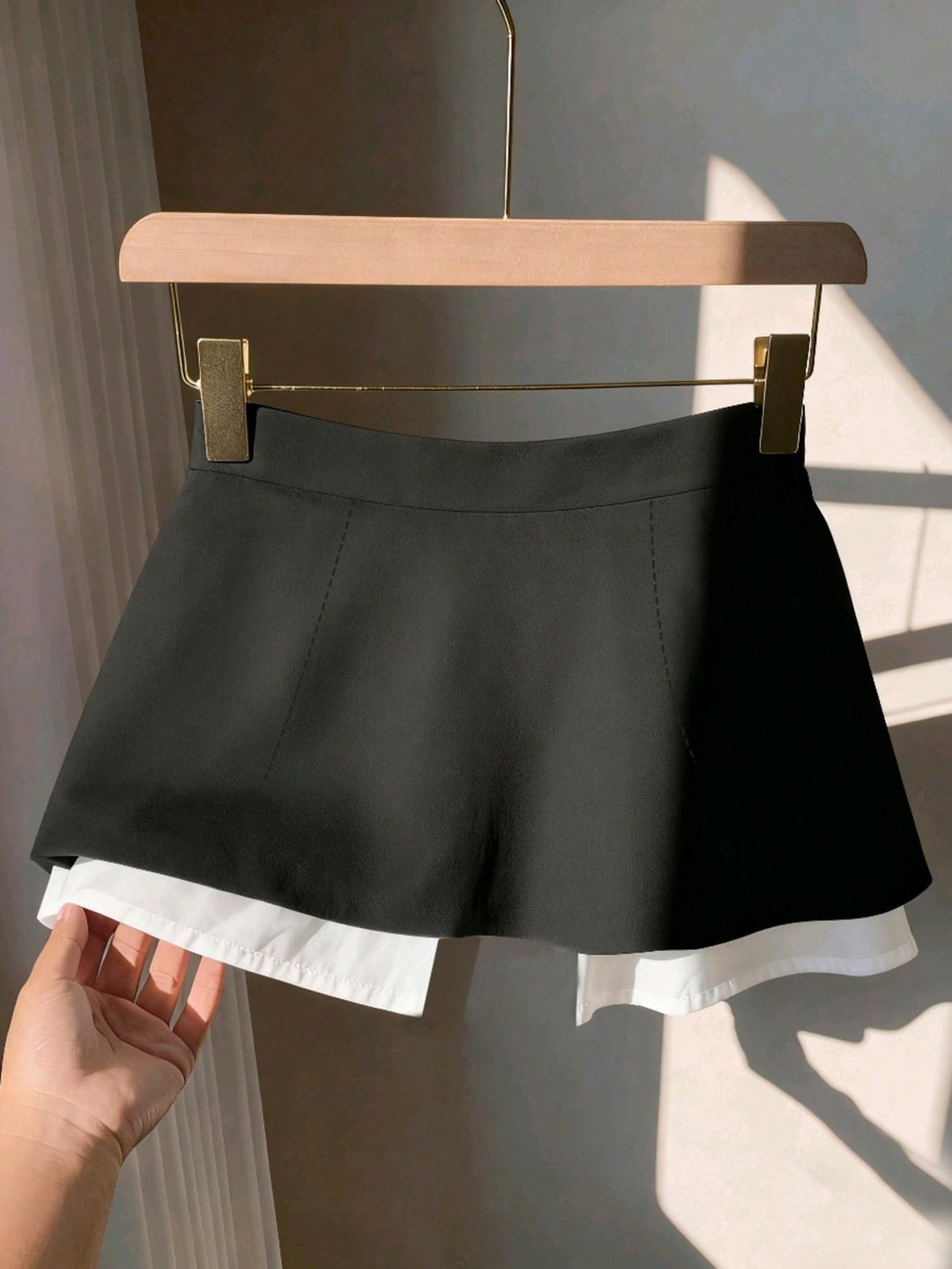 Pantaloni scurți SHEIN, negru