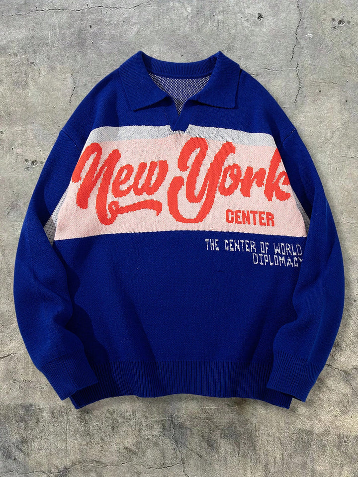 Pulover SHEIN, albastru