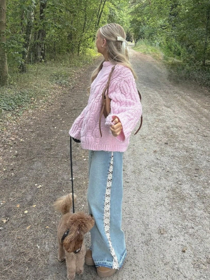 Pulover SHEIN, roz