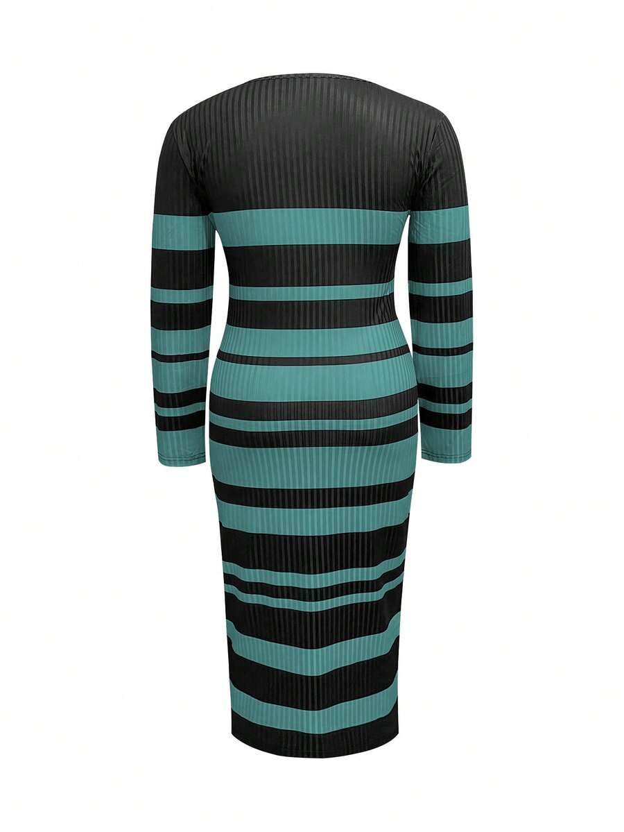 Rochie midi SHEIN, mix culori