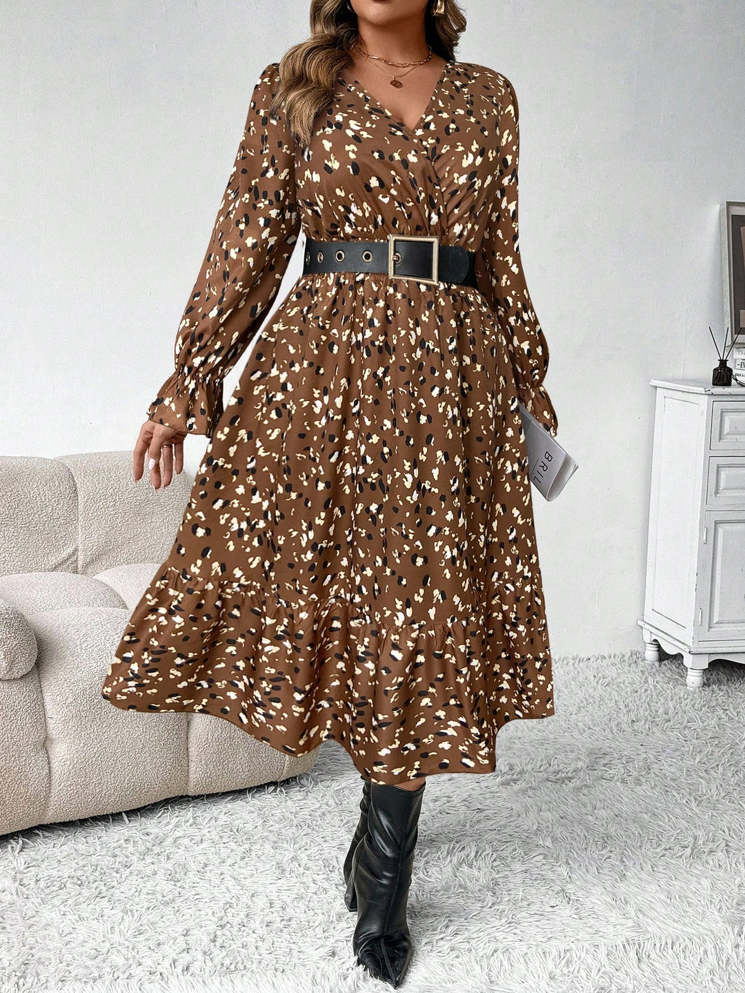 Rochie SHEIN, maro
