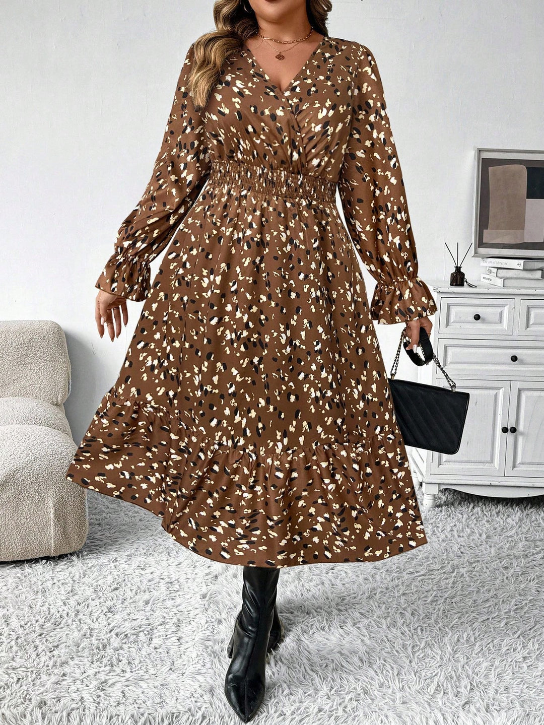 Rochie SHEIN, maro