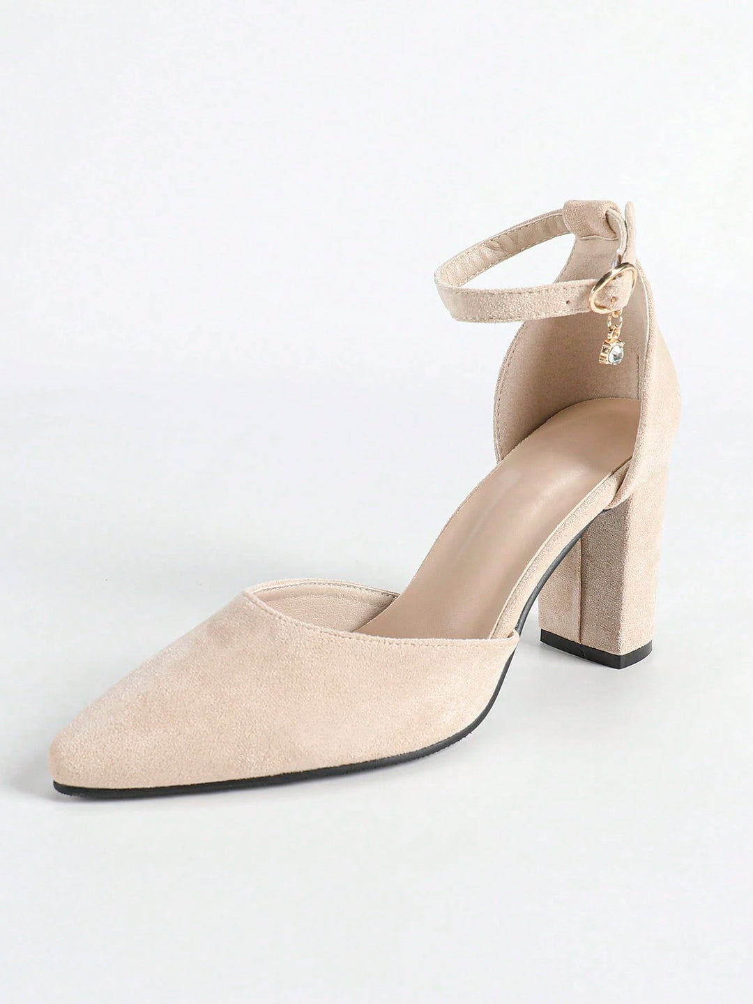 Pantofi cu toc SHEIN, bej