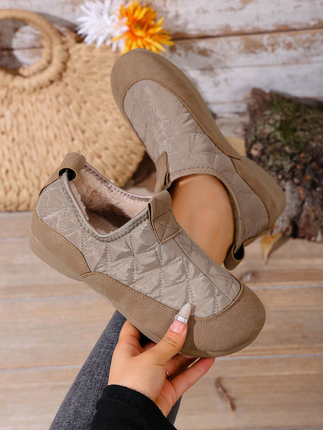 SHEIN csizma, khaki