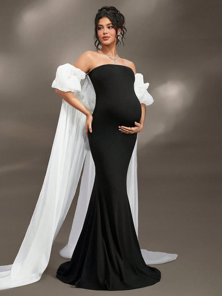 Rochie maxi SHEIN, negru