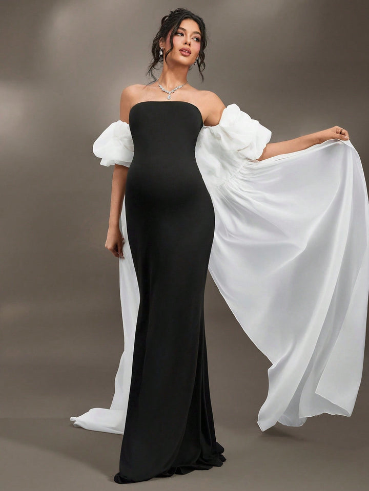Rochie maxi SHEIN, negru