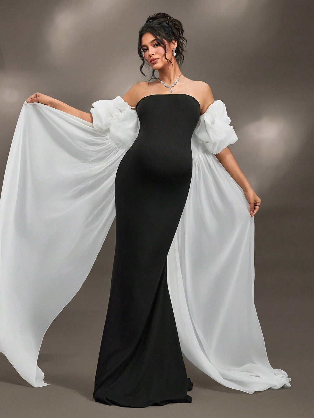 Rochie maxi SHEIN, negru