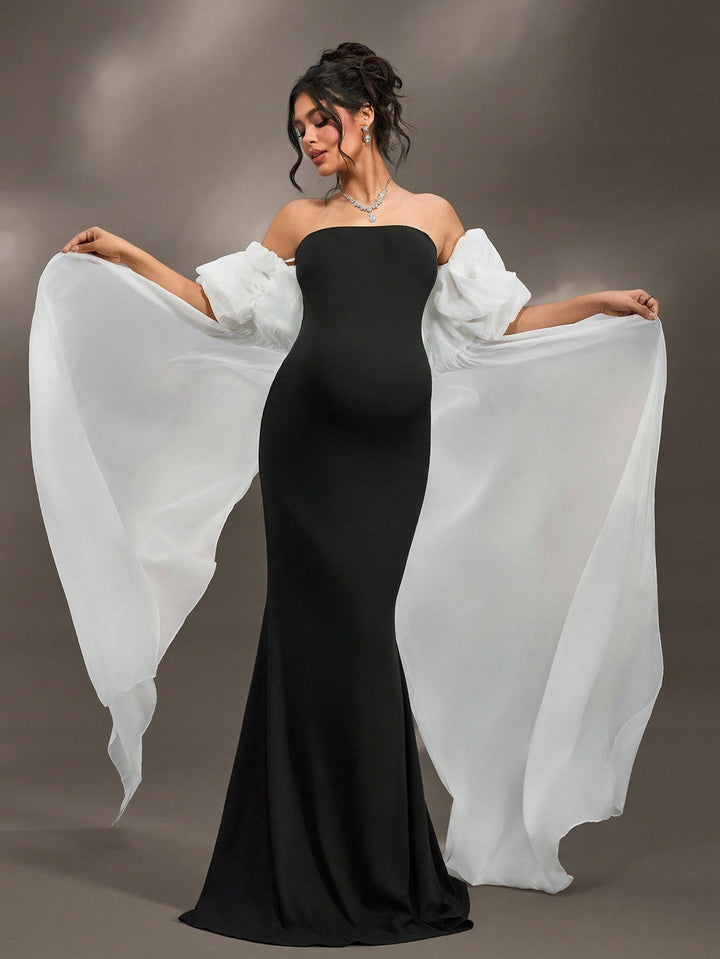 Rochie maxi SHEIN, negru
