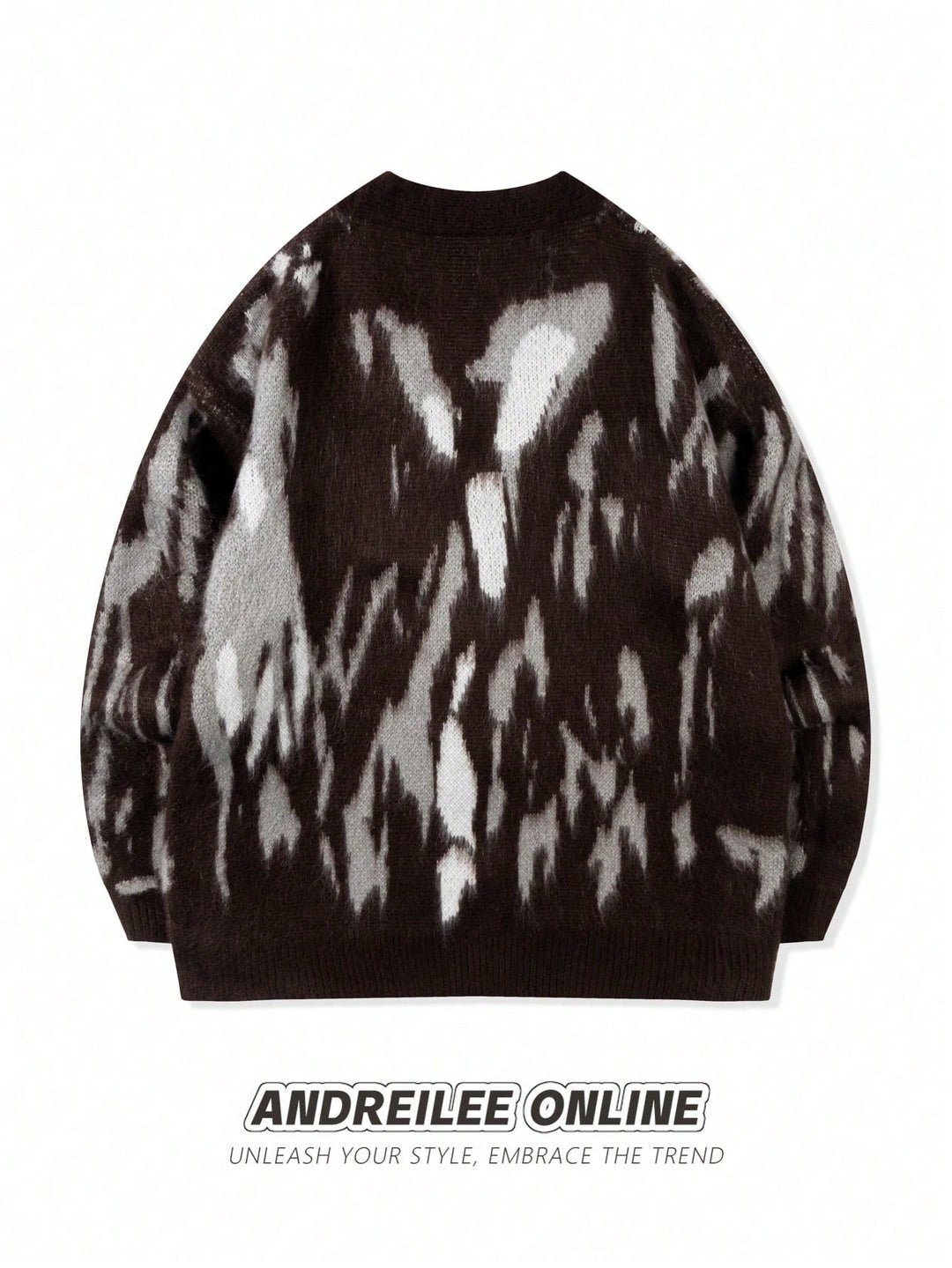 Cardigan SHEIN, maro