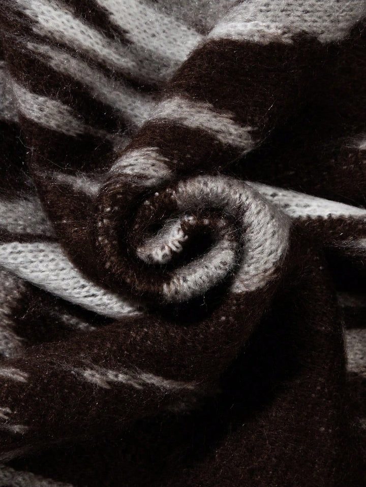 Cardigan SHEIN, maro
