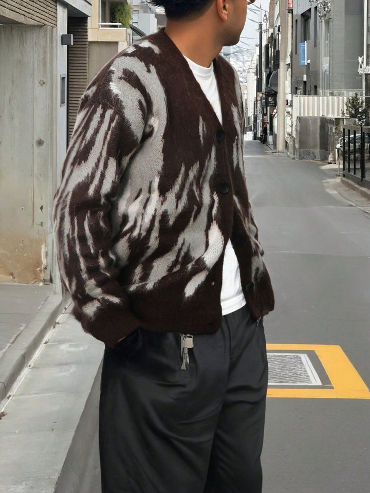 Cardigan SHEIN, maro