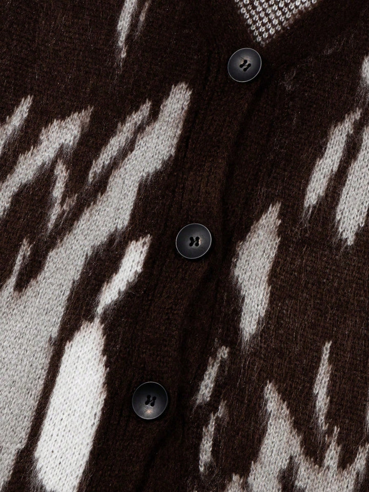 Cardigan SHEIN, maro
