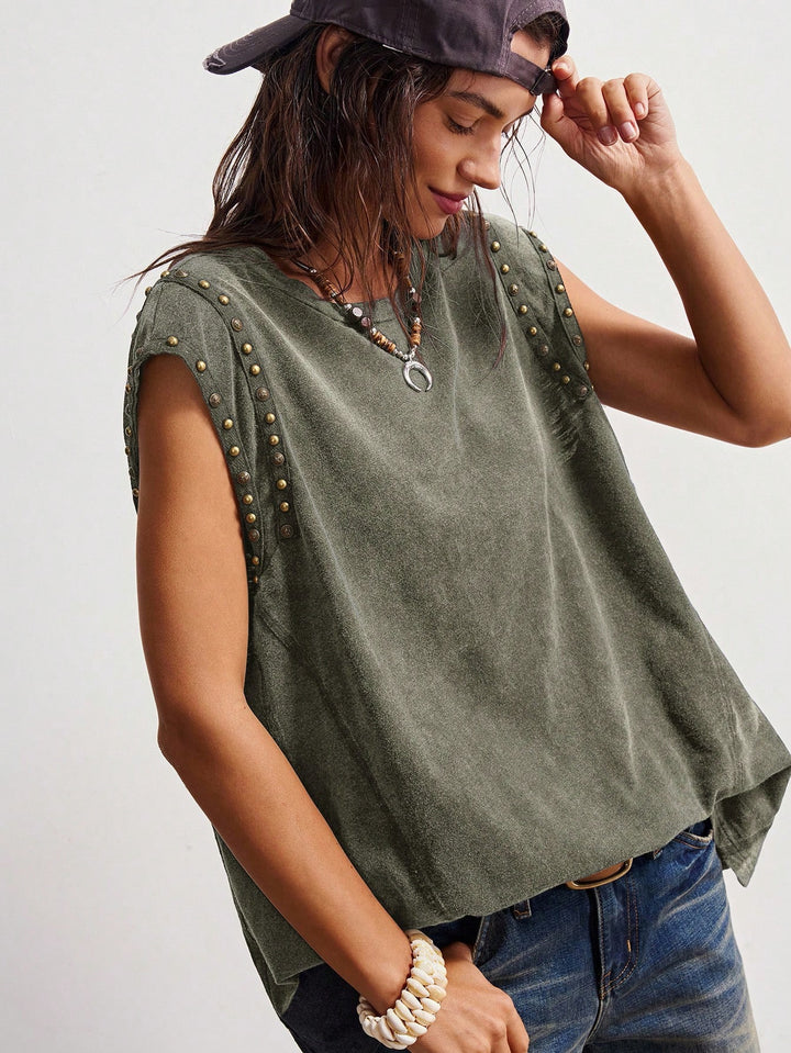 Tricou SHEIN, kaki