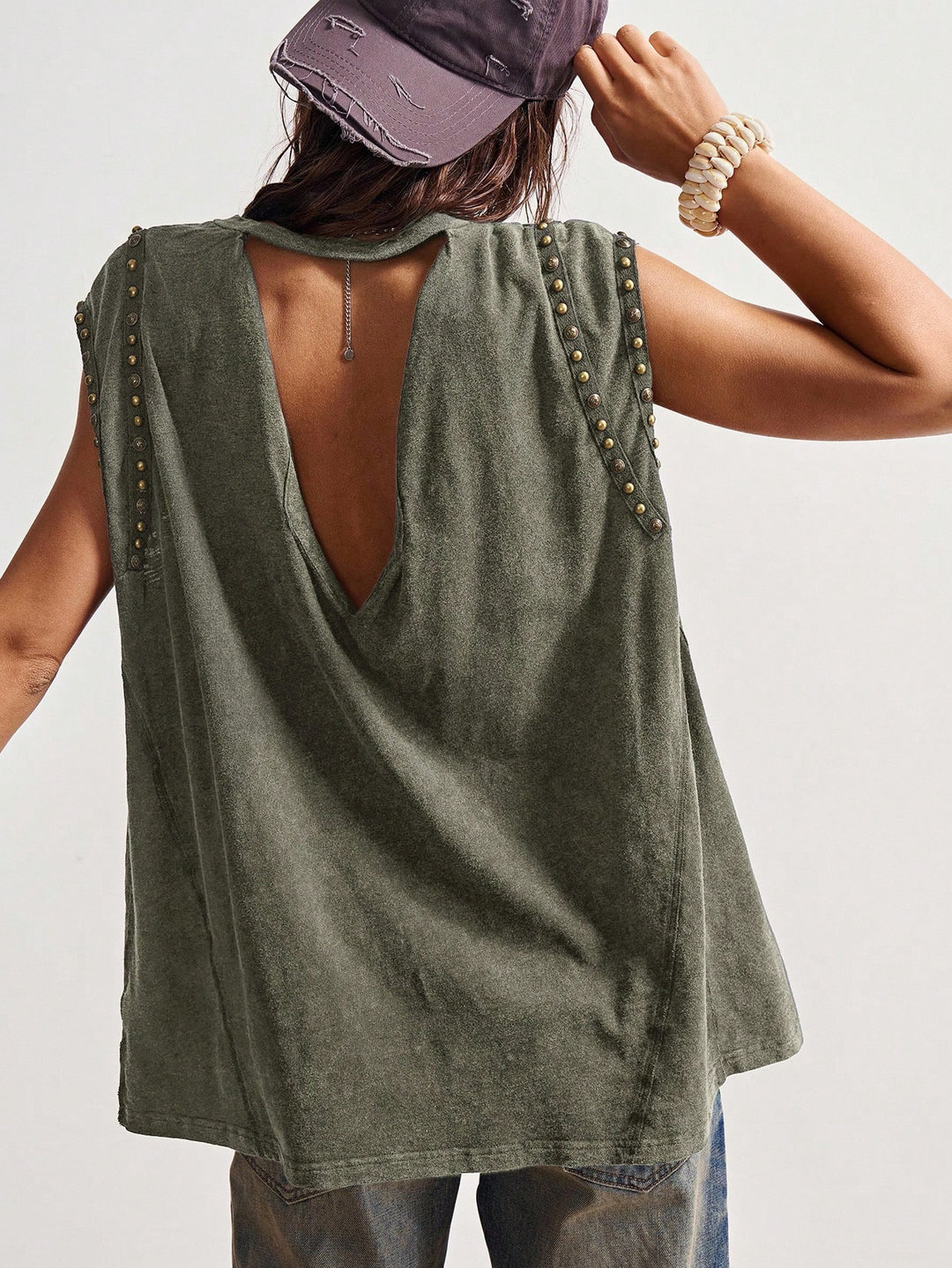Tricou SHEIN, kaki