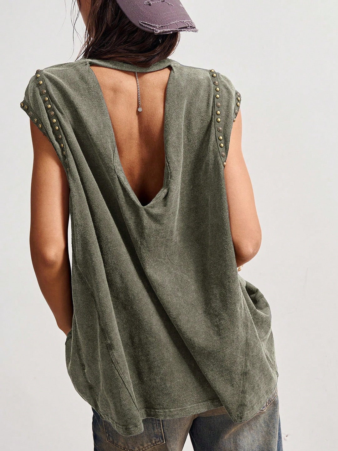Tricou SHEIN, kaki