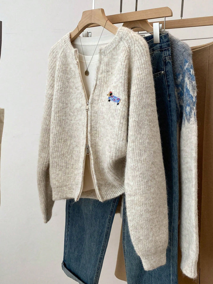 Cardigan SHEIN, portocaliu