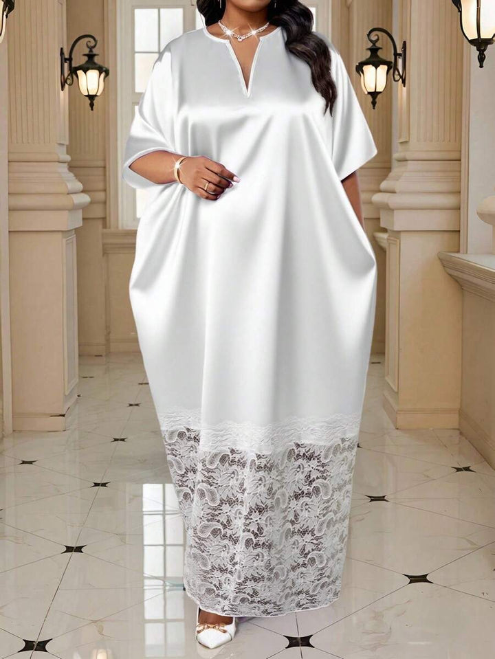 Rochie maxi SHEIN, alb