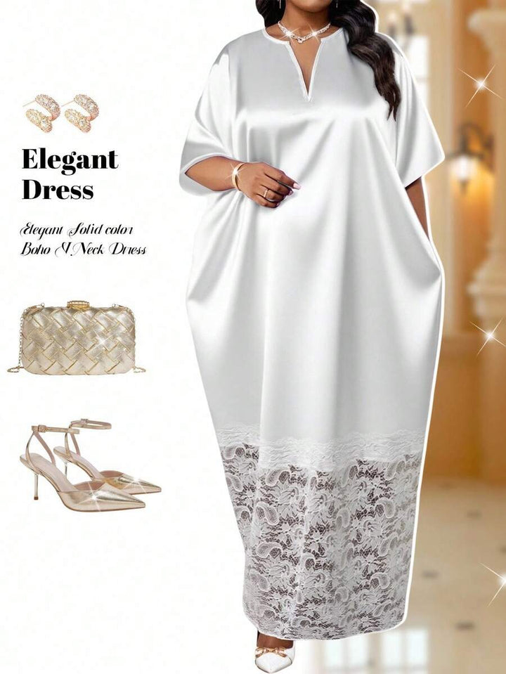 Rochie maxi SHEIN, alb