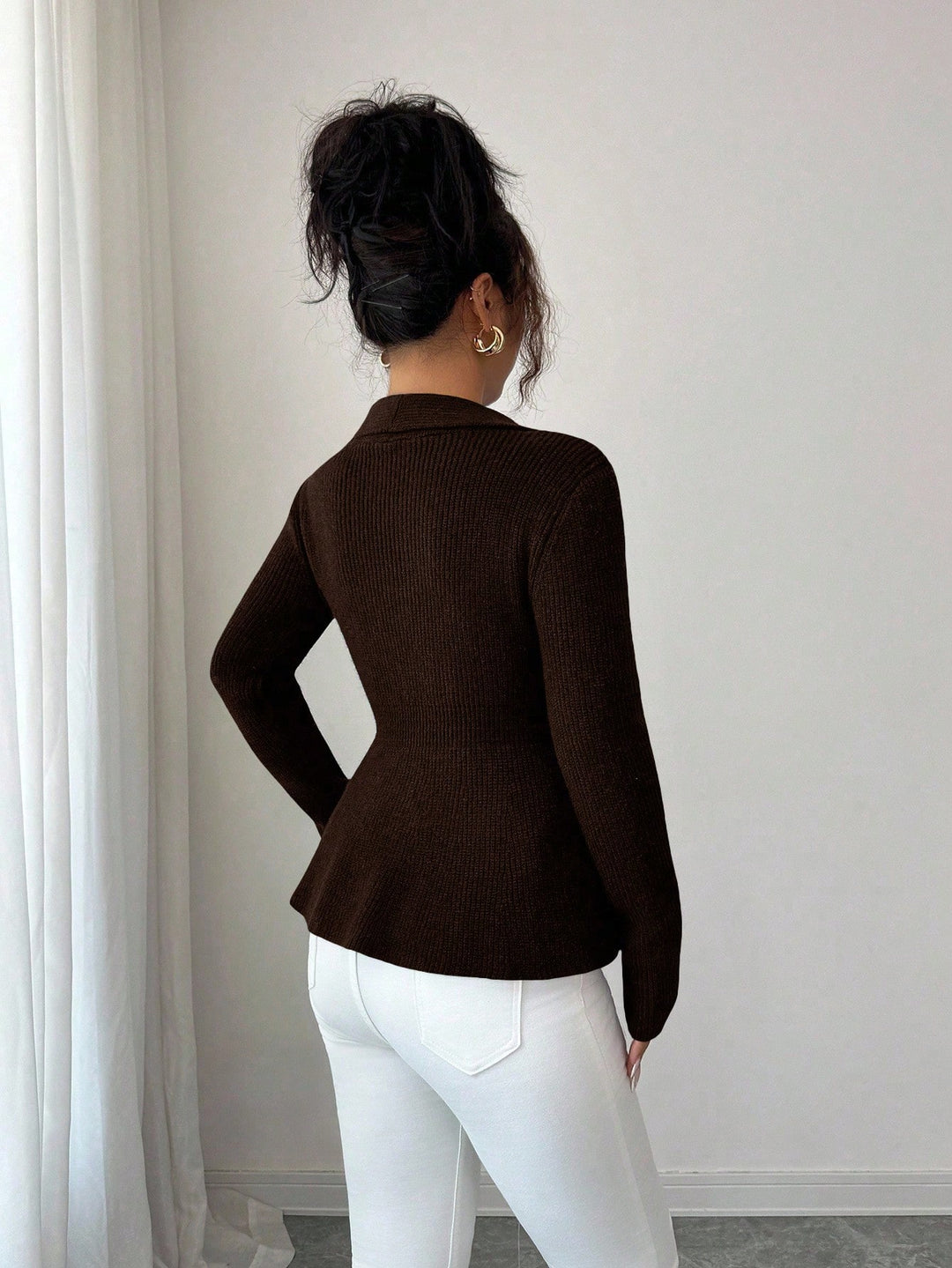 Pulover SHEIN, maro