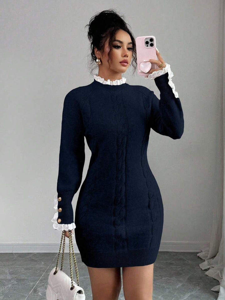 Rochie mini SHEIN, bleumarin