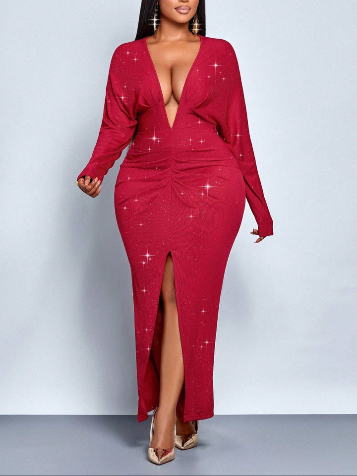 SHEIN Maxi ruha, piros